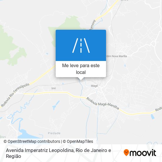 Avenida Imperatriz Leopoldina mapa