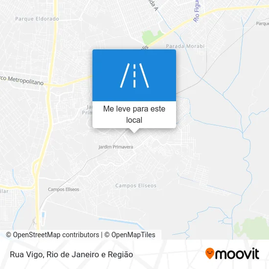 Rua Vigo mapa