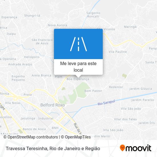 Travessa Teresinha mapa