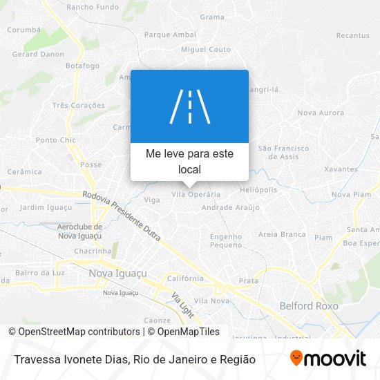 Travessa Ivonete Dias mapa