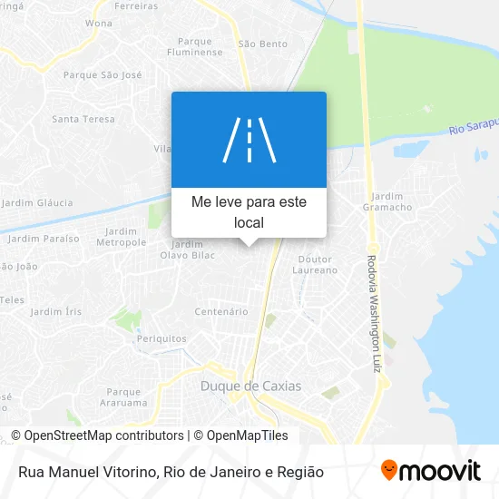 Rua Manuel Vitorino mapa