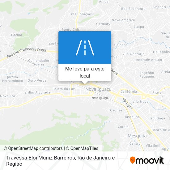 Travessa Elói Muniz Barreiros mapa