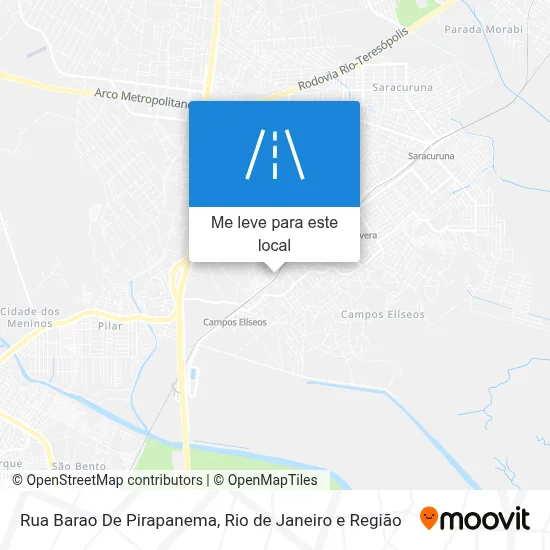 Rua Barao De Pirapanema mapa