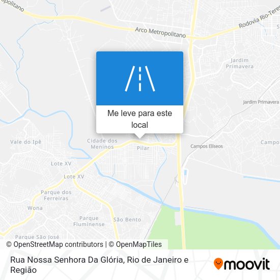 Rua Nossa Senhora Da Glória mapa