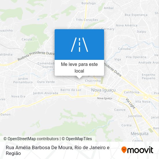Rua Amélia Barbosa De Moura mapa