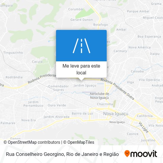 Rua Conselheiro Georgino mapa