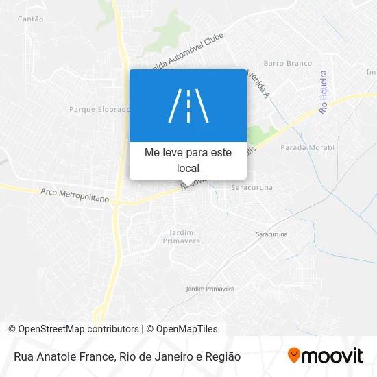 Rua Anatole France mapa
