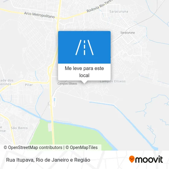 Rua Itupava mapa