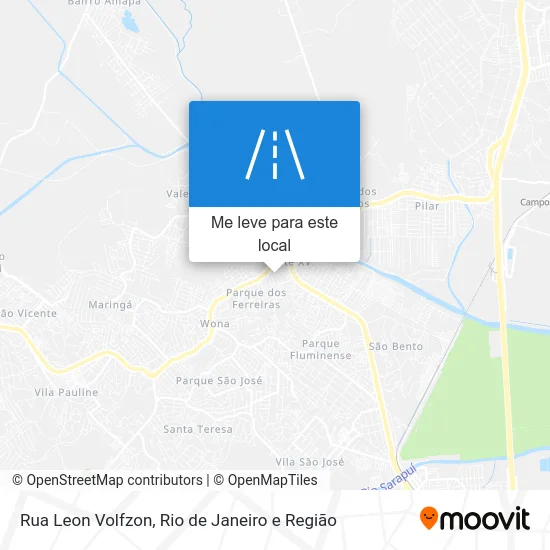 Rua Leon Volfzon mapa