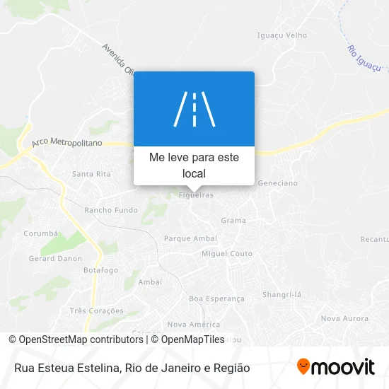 Rua Esteua Estelina mapa
