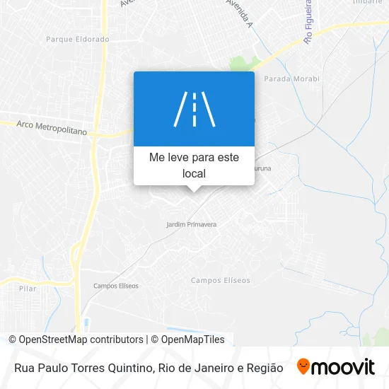 Rua Paulo Torres Quintino mapa