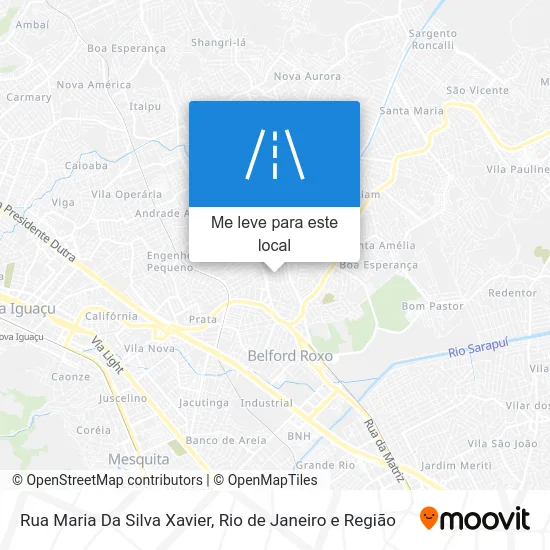 Rua Maria Da Silva Xavier mapa