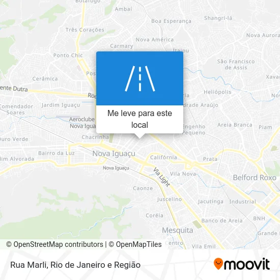 Rua Marli mapa