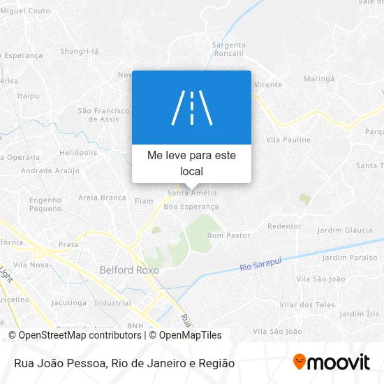 Rua João Pessoa mapa