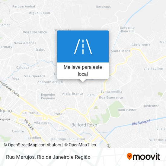 Rua Marujos mapa
