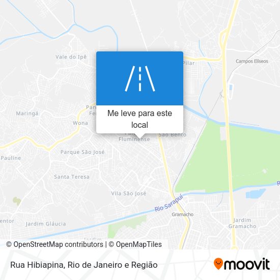 Rua Hibiapina mapa