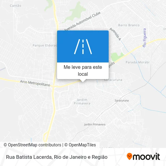 Rua Batista Lacerda mapa