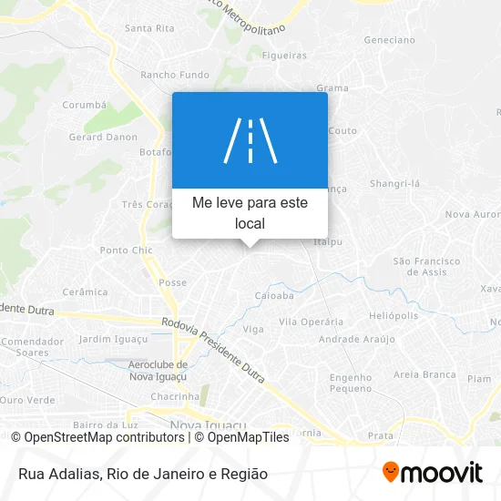 Rua Adalias mapa