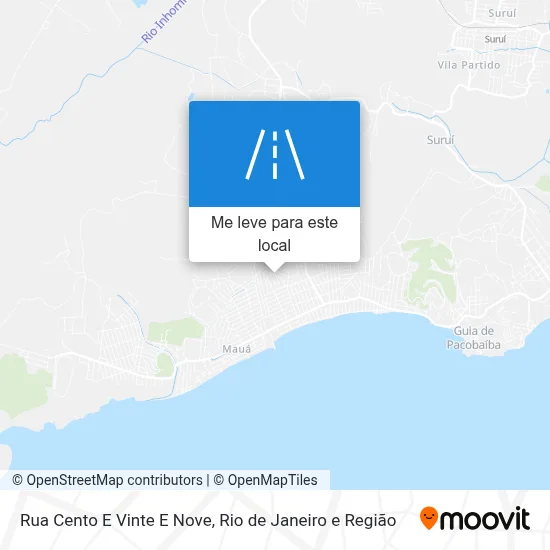 Rua Cento E Vinte E Nove mapa