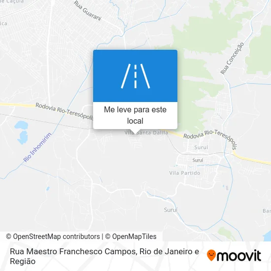 Rua Maestro Franchesco Campos mapa