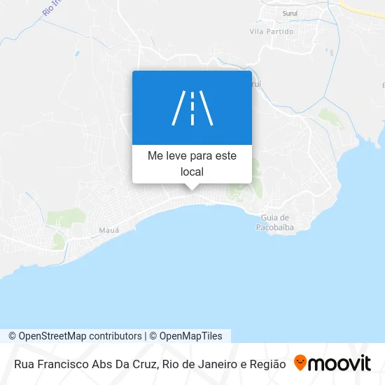 Rua Francisco Abs Da Cruz mapa