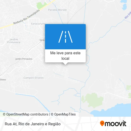 Rua At mapa