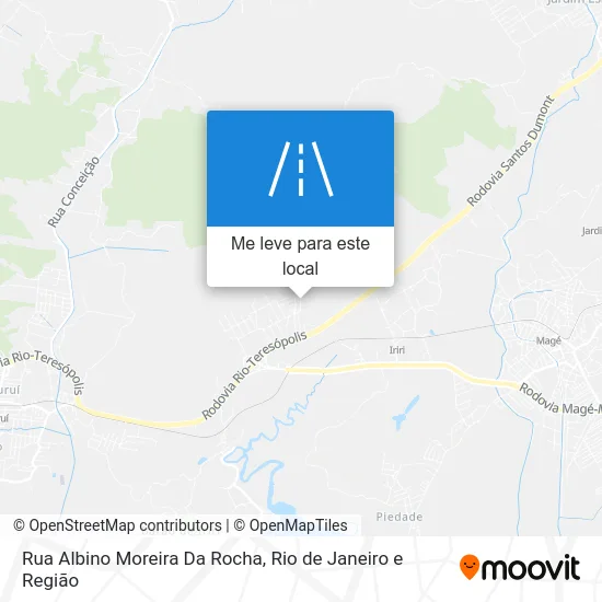 Rua Albino Moreira Da Rocha mapa