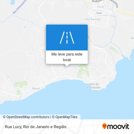 Rua Lucy mapa