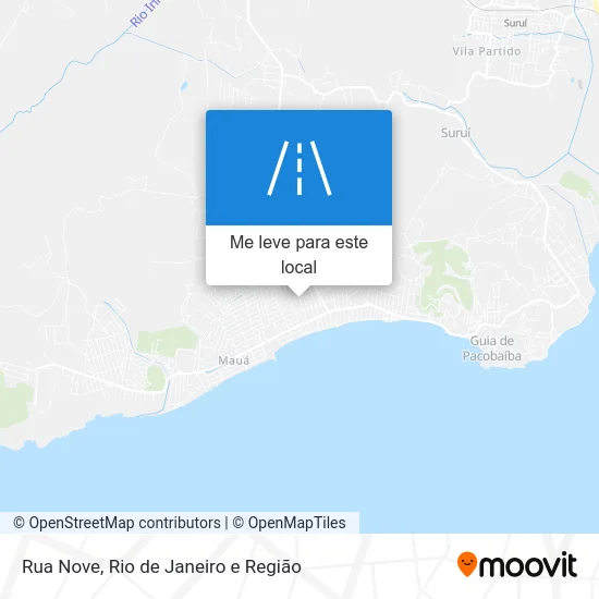 Rua Nove mapa