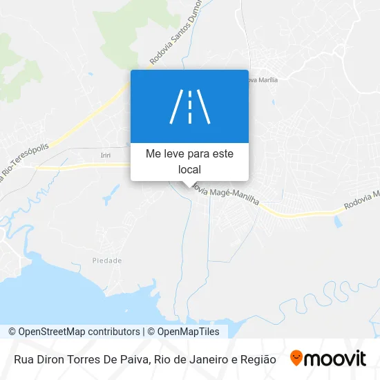 Rua Diron Torres De Paiva mapa