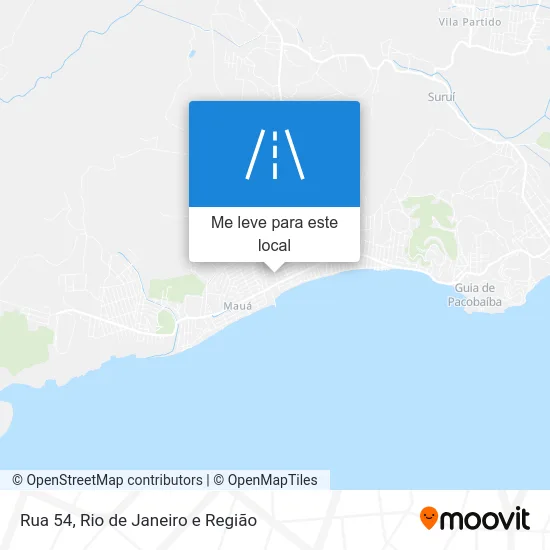 Rua 54 mapa