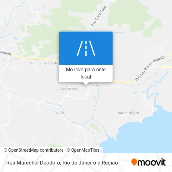 Rua Marechal Deodoro mapa
