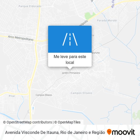 Avenida Visconde De Itauna mapa