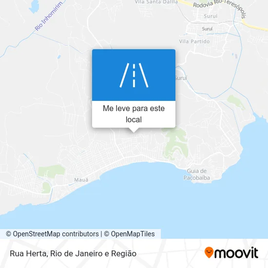 Rua Herta mapa