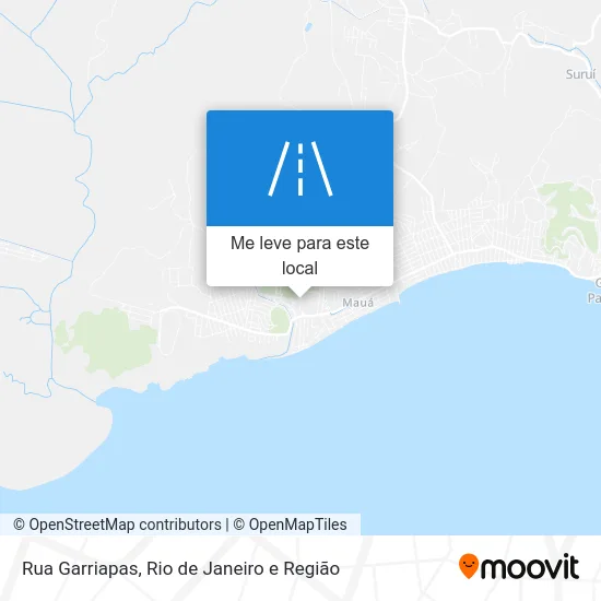 Rua Garriapas mapa