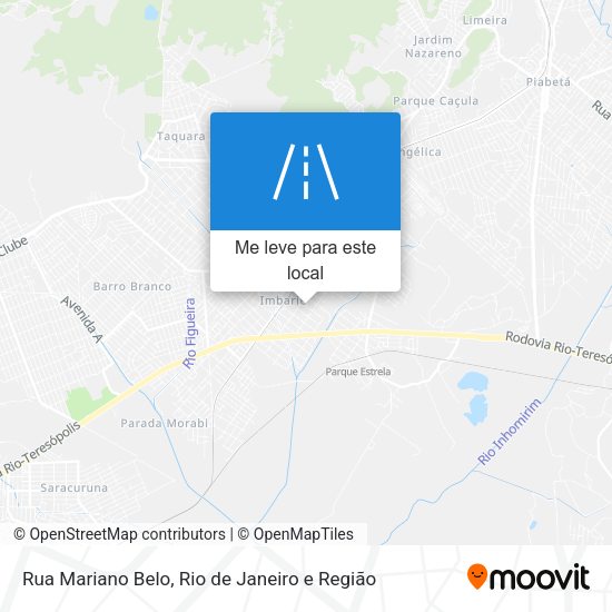 Rua Mariano Belo mapa