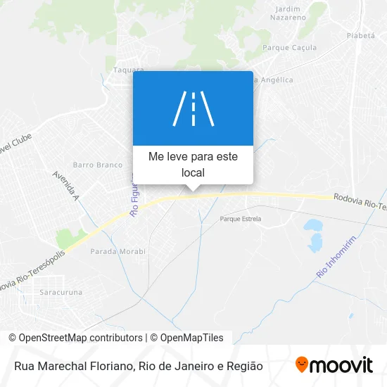 Rua Marechal Floriano mapa