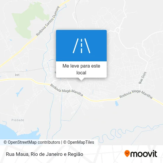 Rua Maua mapa