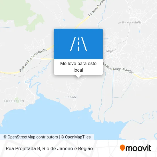 Rua Projetada B mapa