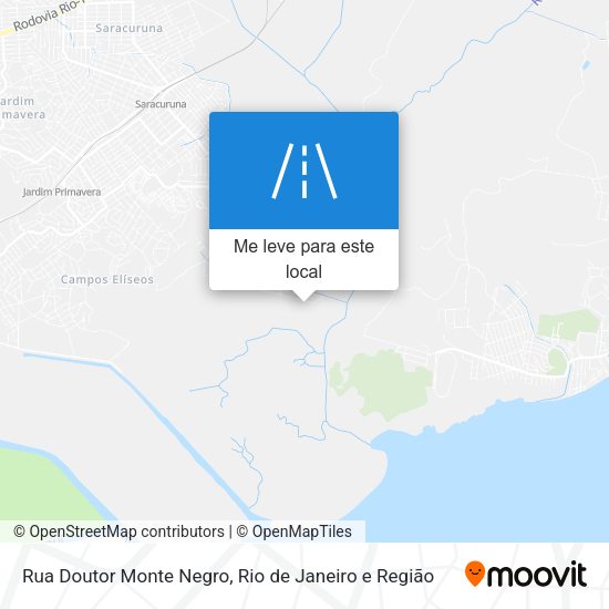 Rua Doutor Monte Negro mapa