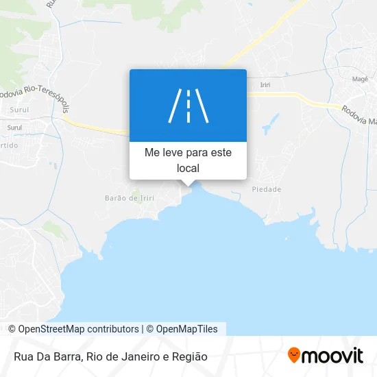 Rua Da Barra mapa