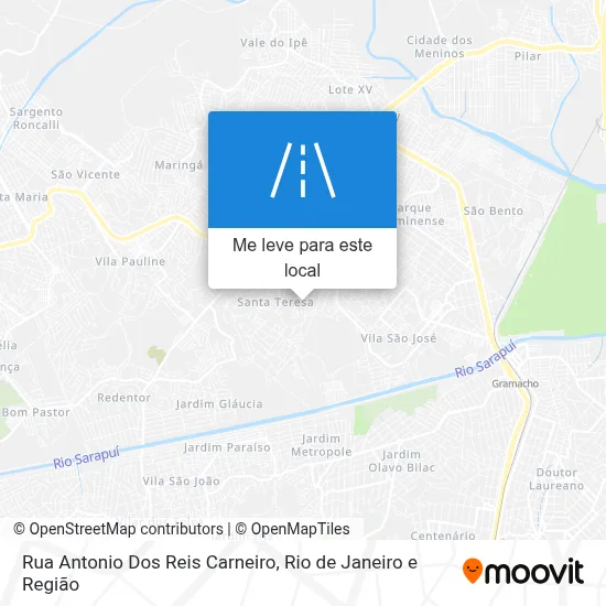 Rua Antonio Dos Reis Carneiro mapa