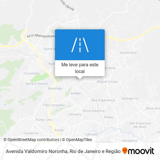 Avenida Valdomiro Noronha mapa