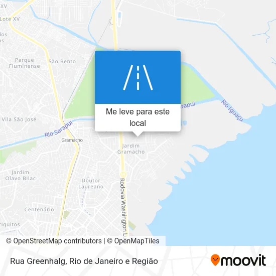 Rua Greenhalg mapa