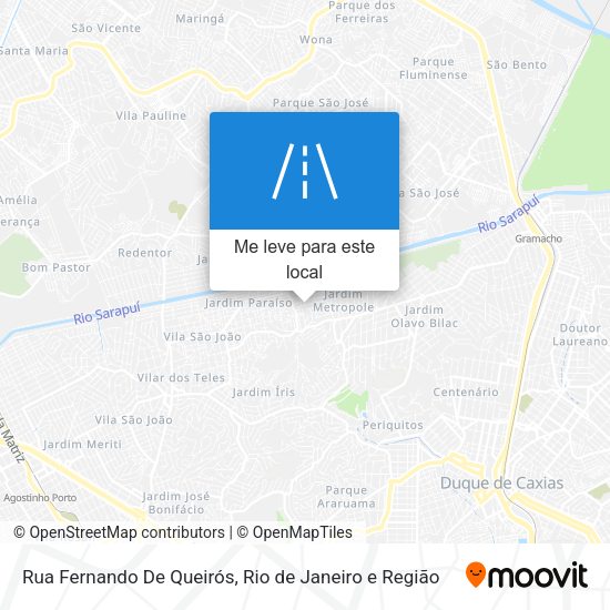 Rua Fernando De Queirós mapa