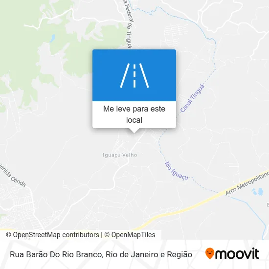 Rua Barão Do Rio Branco mapa