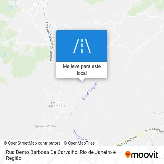 Rua Bento Barbosa De Carvalho mapa