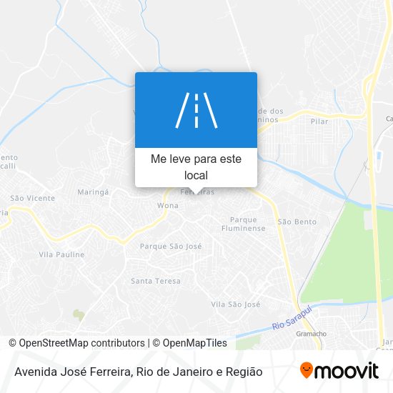 Avenida José Ferreira mapa