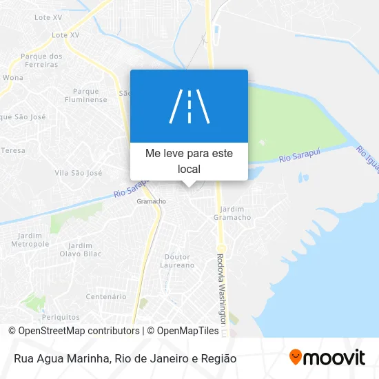 Rua Agua Marinha mapa