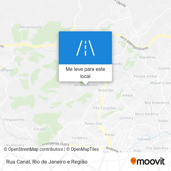Rua Canal mapa